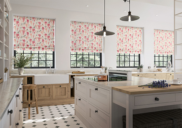 Wisteria Silk, Petal - Roman Blind - Image 6
